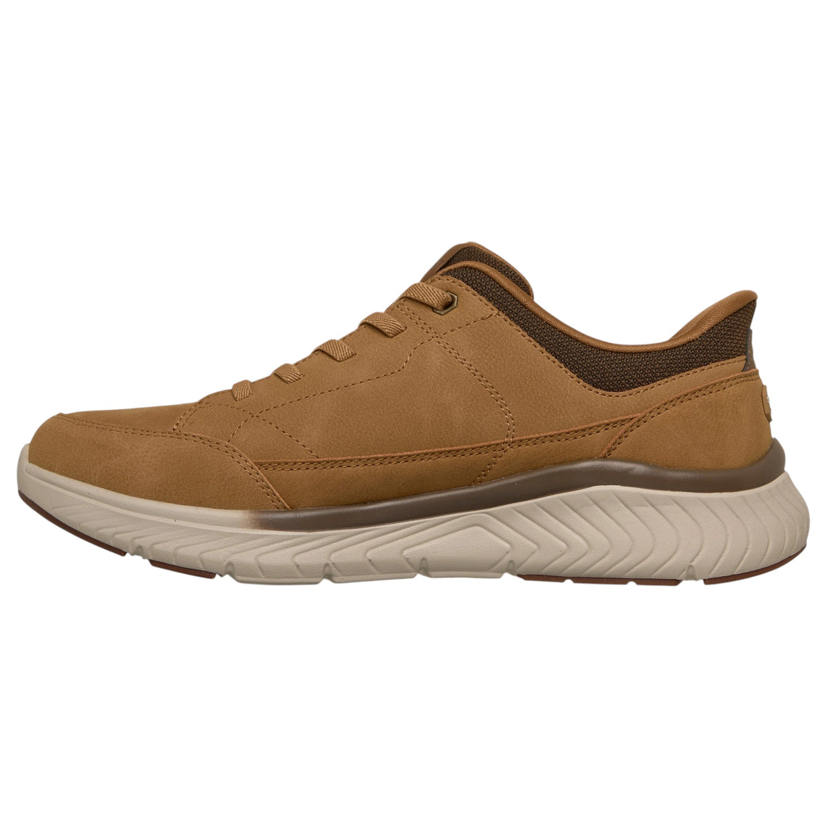 Men Skechers Relaxed Fit Arch Fit Crosser - Felix Shoes Wheat