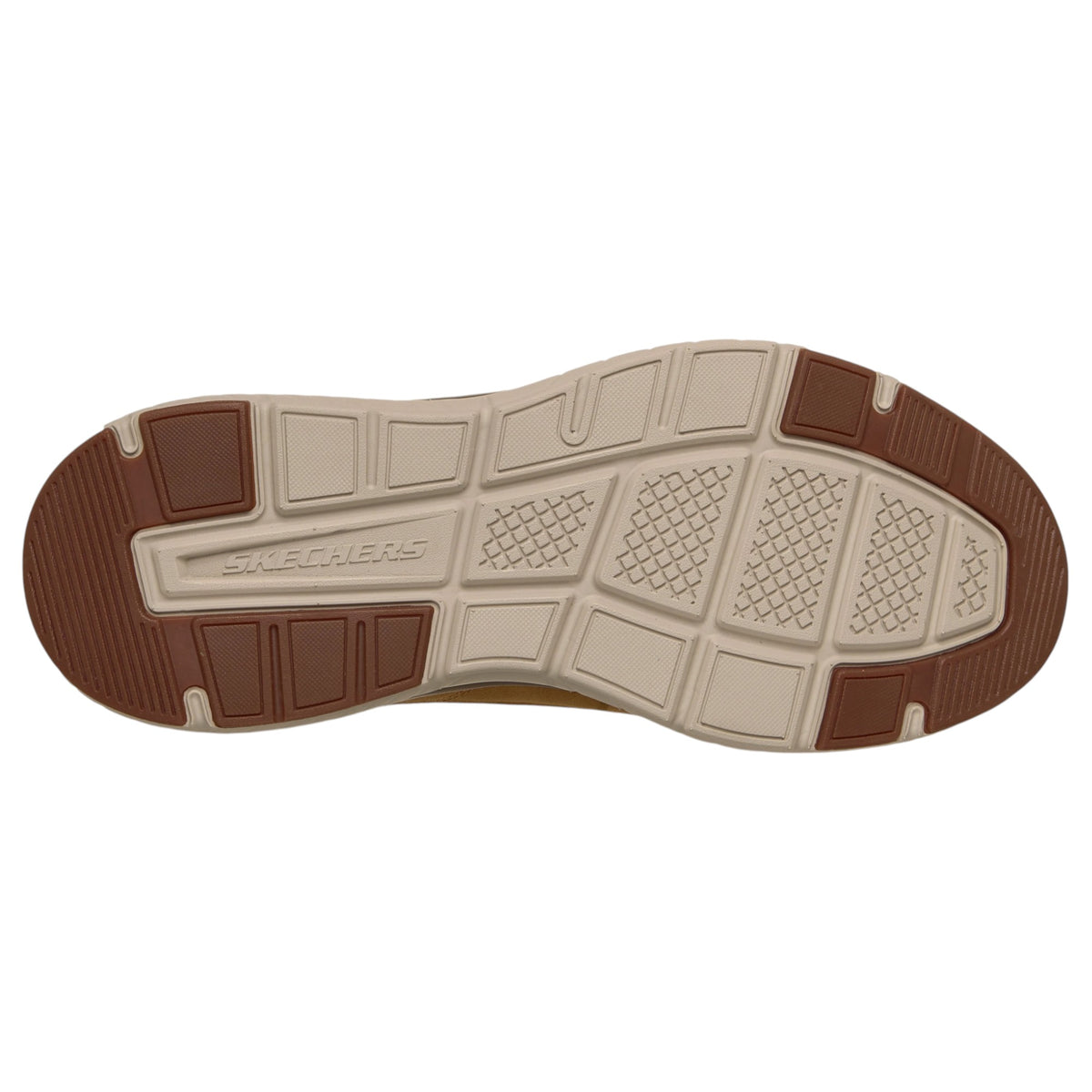 Men Skechers Relaxed Fit Arch Fit Crosser - Felix Shoes Wheat