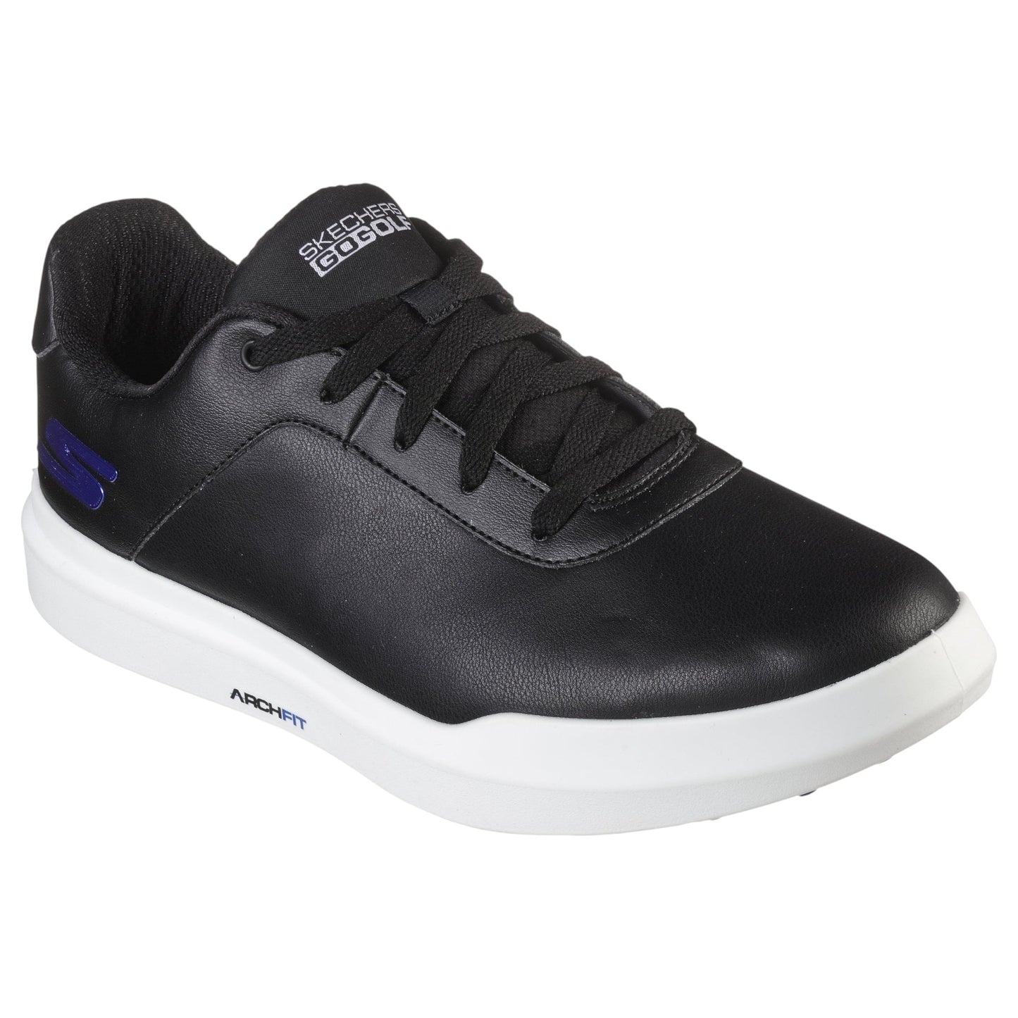 Mens Skechers Relaxed Fit: Go Golf Drive 5 Shoes Black/White