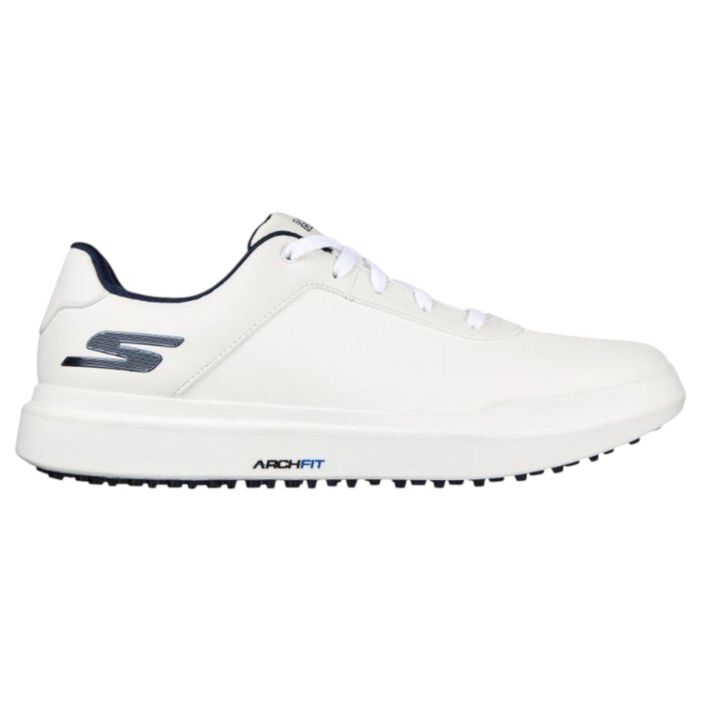 Mens Skechers Relaxed Fit: Go Golf Drive 5 Shoes White/Navy