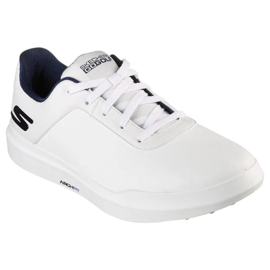 Mens Skechers Relaxed Fit: Go Golf Drive 5 Shoes White/Navy