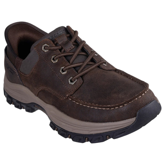 Mens Skechers Relaxed Fit: Knowlson - Emilio Shoes Dark Brown