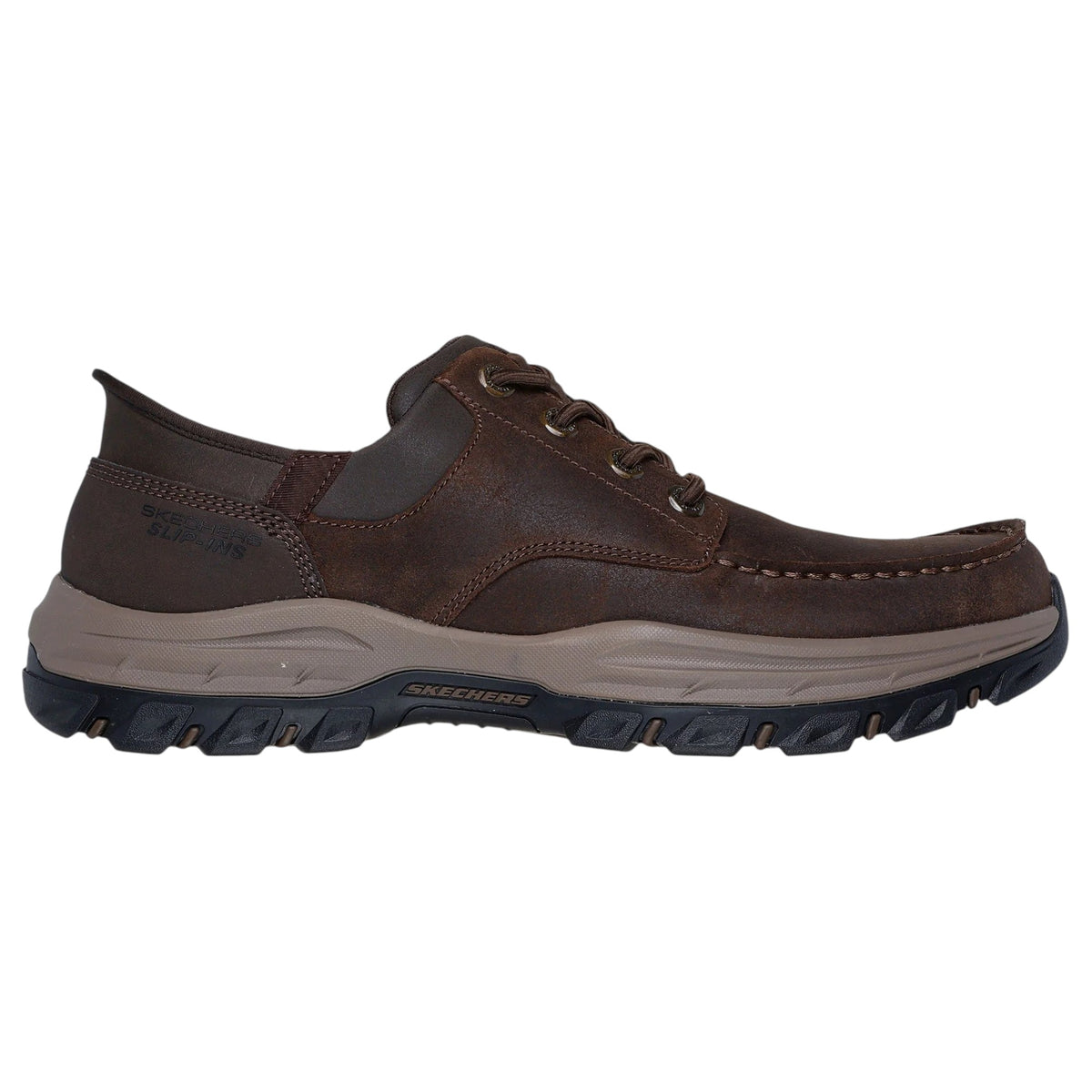 Mens Skechers Relaxed Fit: Knowlson - Emilio Shoes Dark Brown