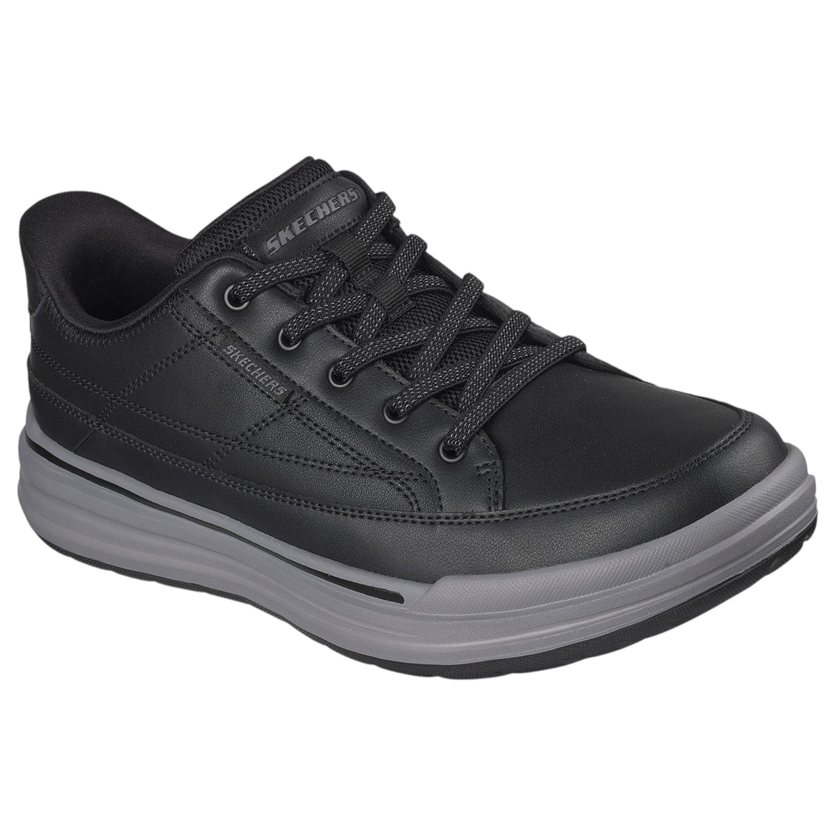 Mens Skechers Relaxed Fit: Sterling - Hanse Shoes Black