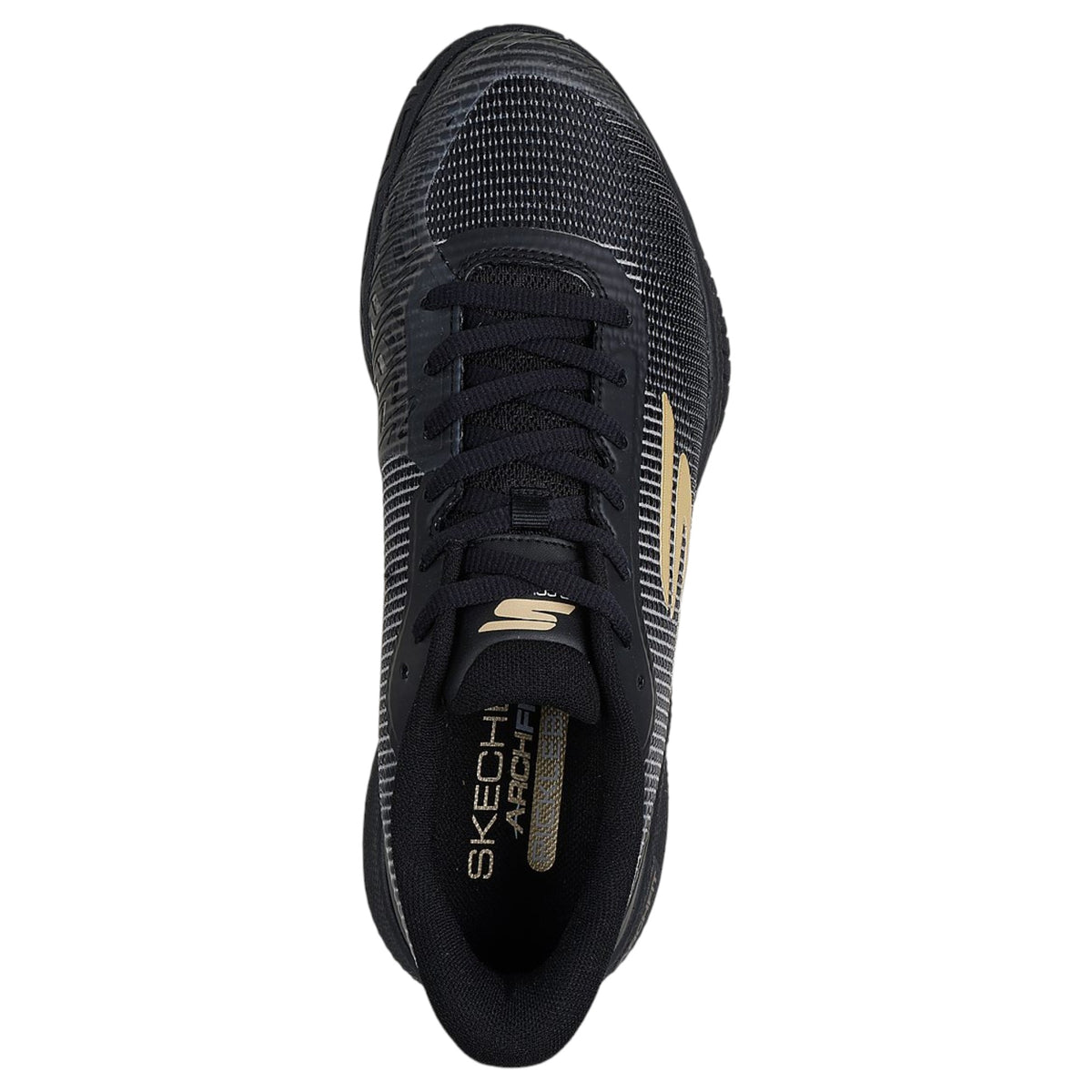 Mens Skechers Viper Court Pro 2.0 - Pickleball Shoes Black/Gold