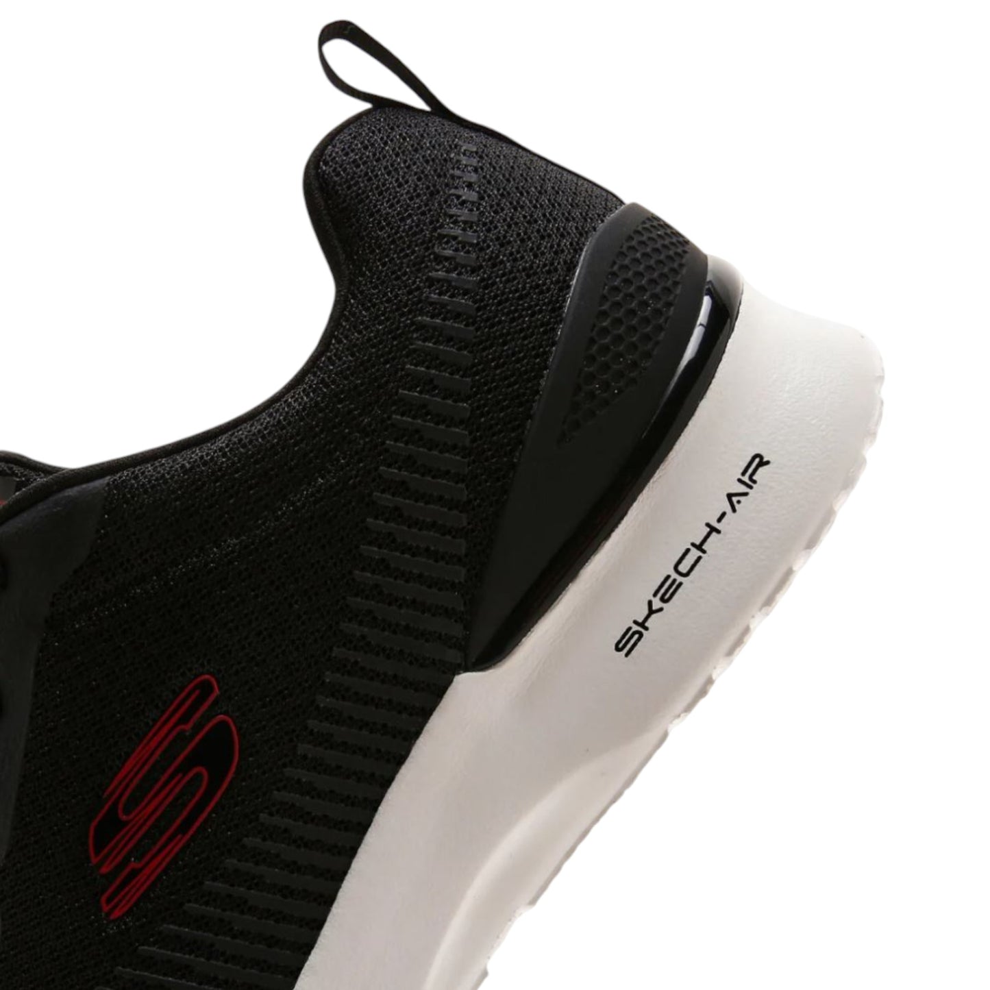 Mens Skechers Skech-Air Dynamight - Bliton Shoes Black/Red
