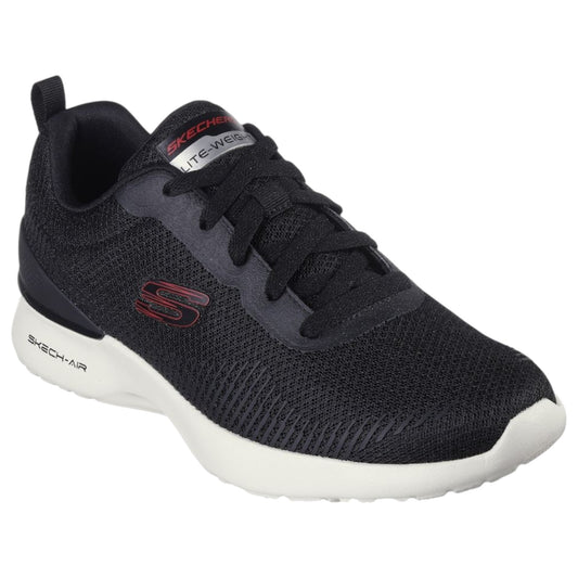 Mens Skechers Skech-Air Dynamight - Bliton Shoes Black/Red