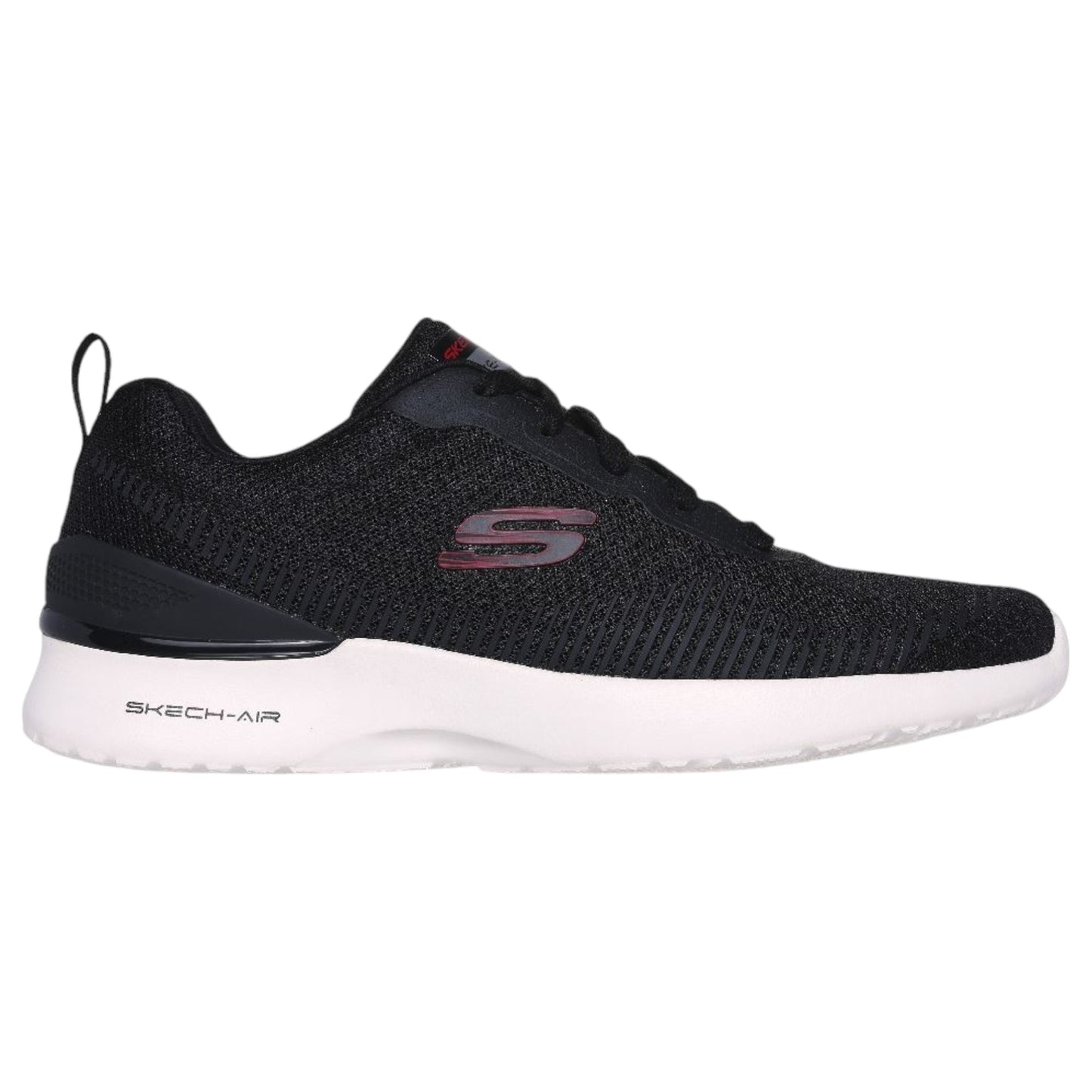 Mens Skechers Skech-Air Dynamight - Bliton Shoes Black/Red