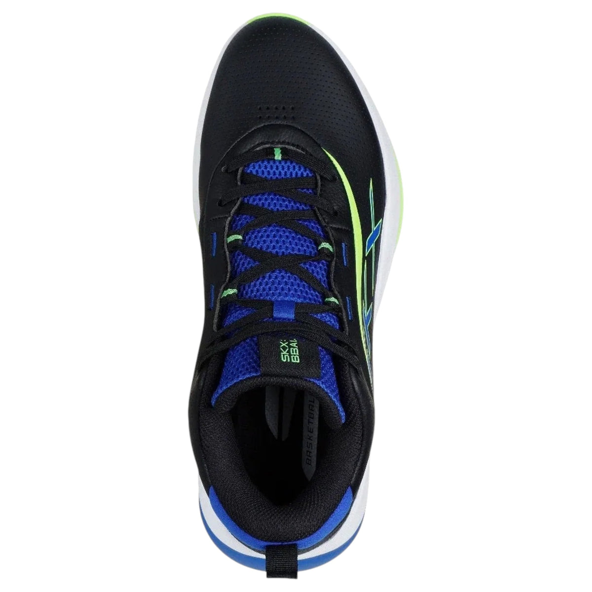 Men Skechers SKX League Shoes Black/Blue