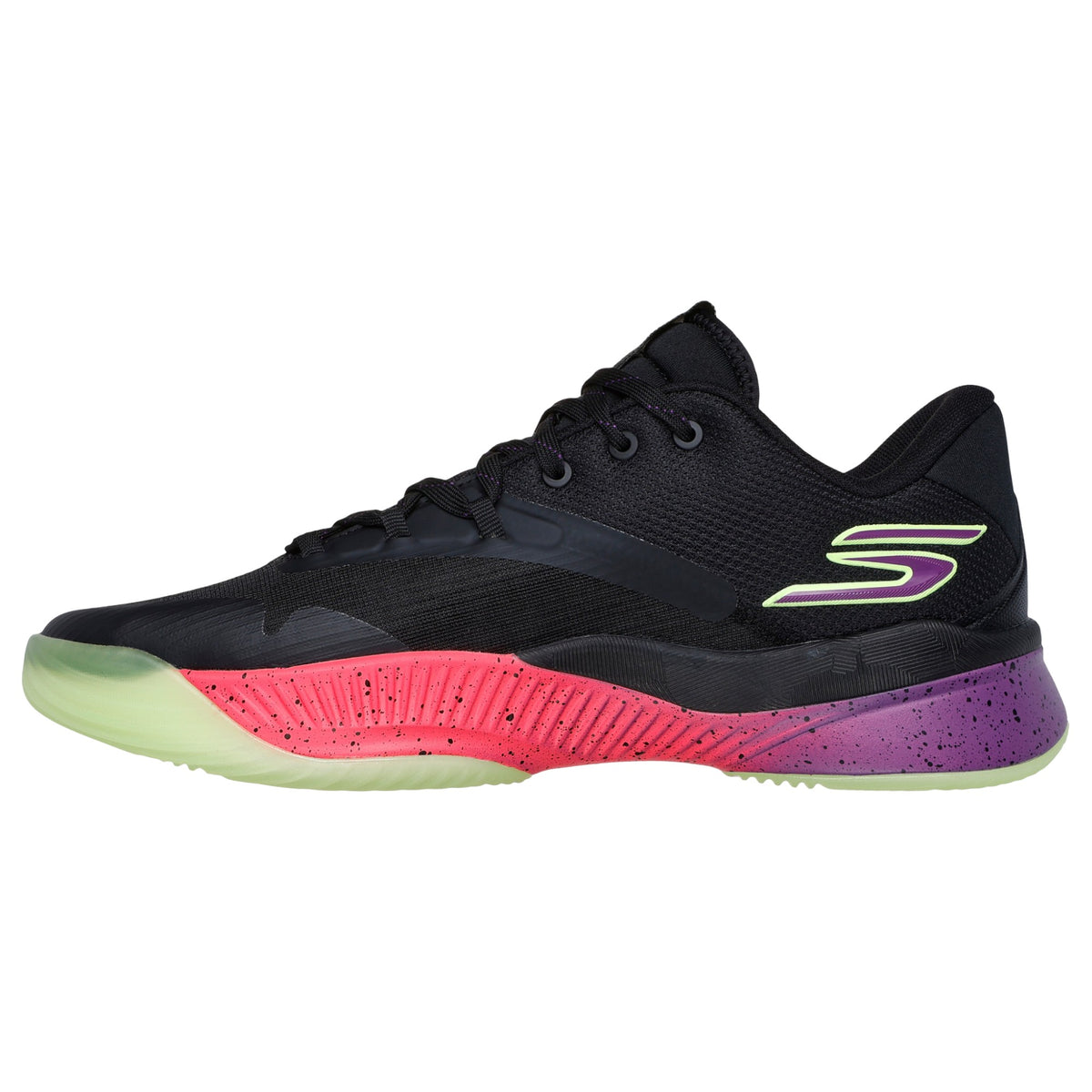 Men Skechers SKX Nexus Shoes Black/Pink