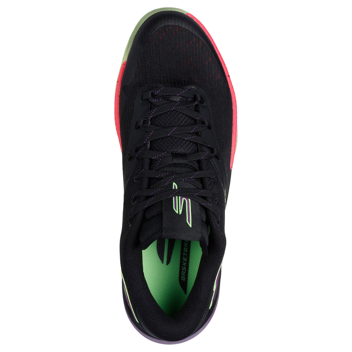 Men Skechers SKX Nexus Shoes Black/Pink