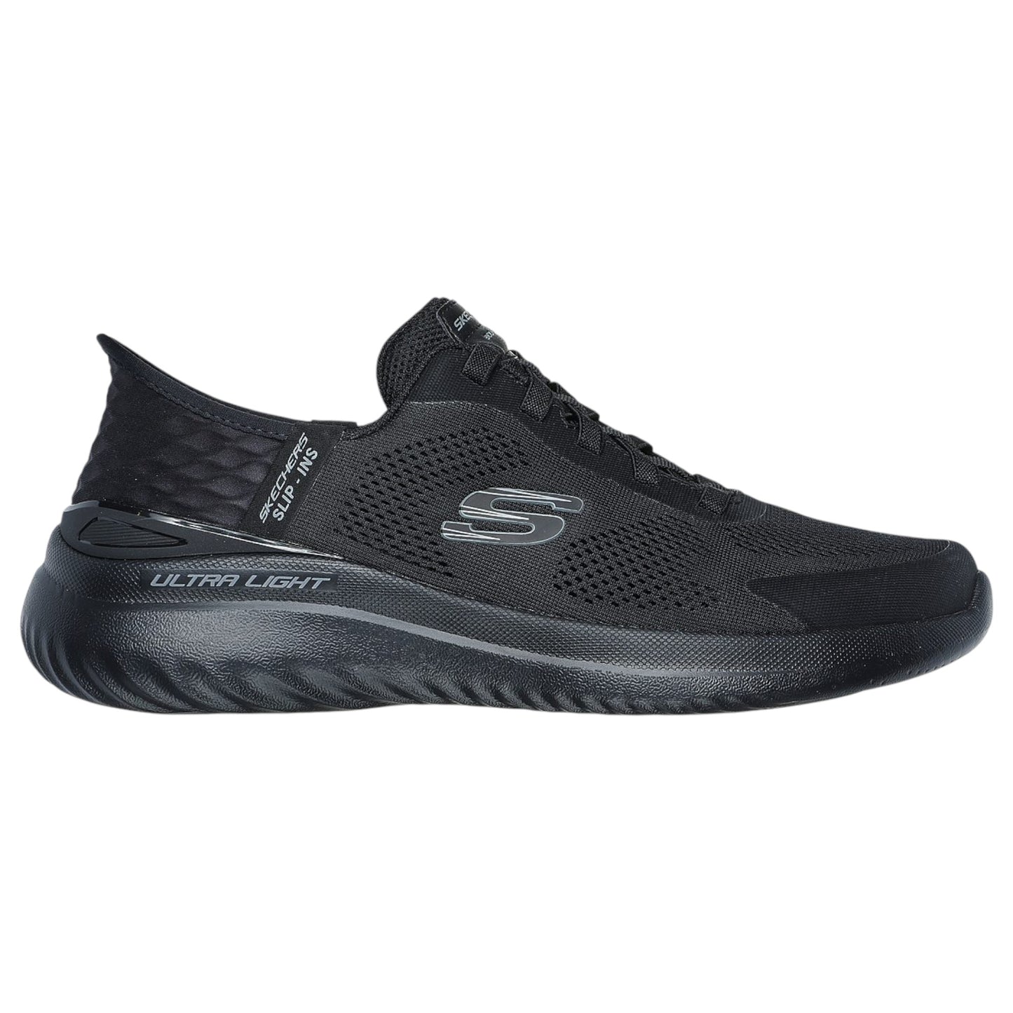 Mens Skechers Slip-Ins: Bounder 2.0 - Emerged Shoes Black/Black