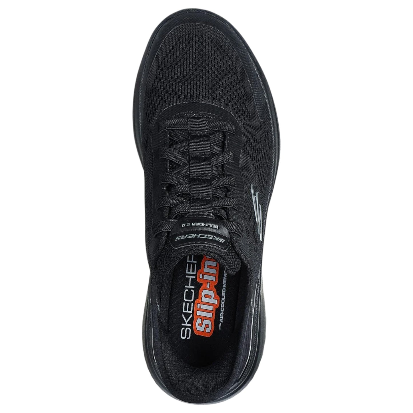 Mens Skechers Slip-Ins: Bounder 2.0 - Emerged Shoes Black/Black