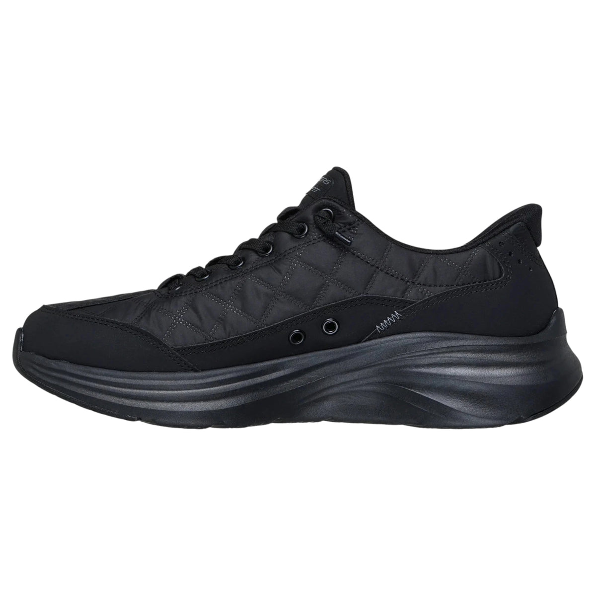 Mens Skechers Slip-Ins: Contour Foam - Cozy Fit Wide Shoes Pitch Black