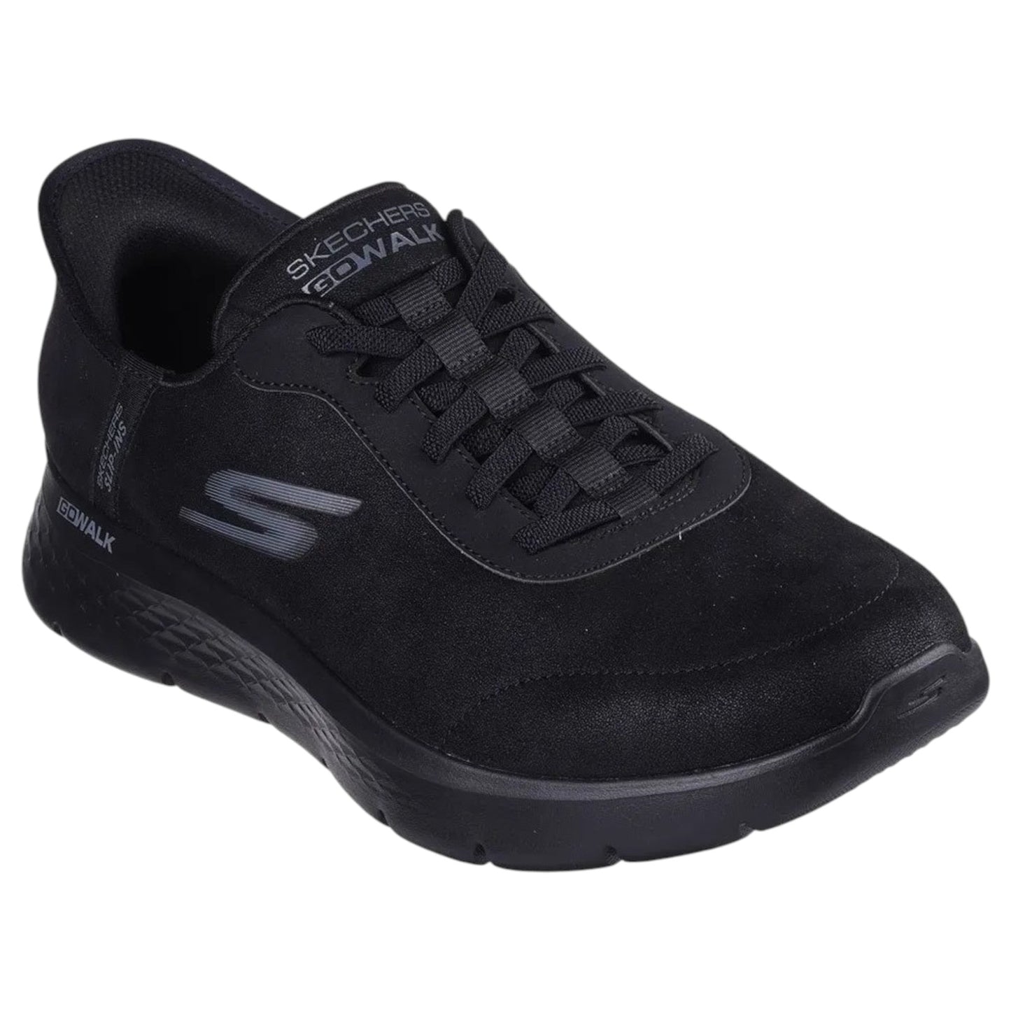 Mens Skechers Slip-ins: Go Walk Flex - Smooth Motion Shoes Black/Black