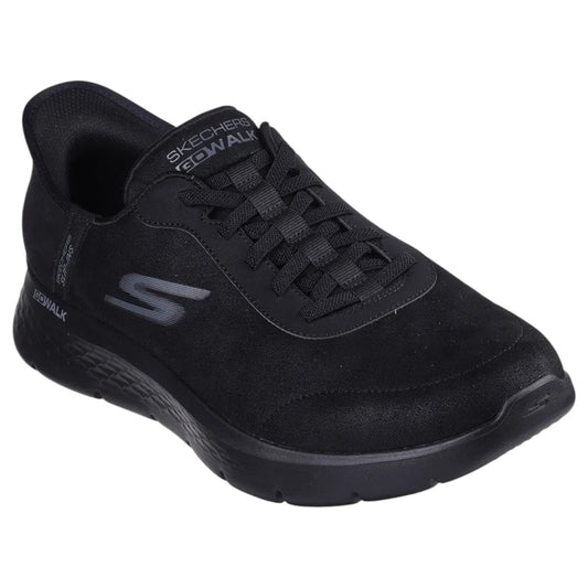 Mens Skechers Slip-ins: Go Walk Flex - Smooth Motion Shoes Black/Black