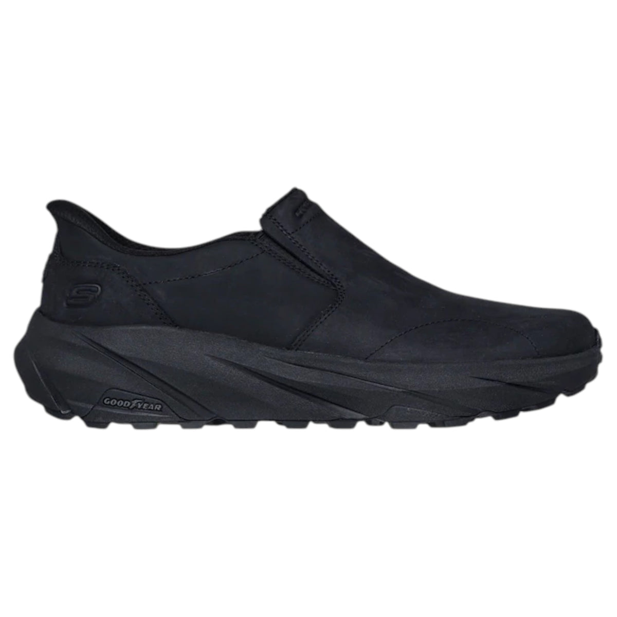 Mens Skechers Slip-Ins Relaxed Fit: Conner - Rayne Shoes Black