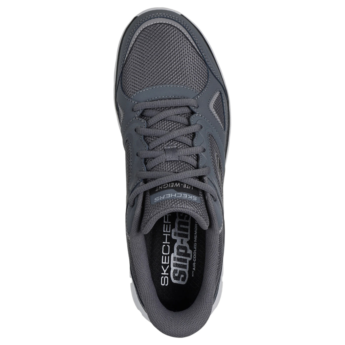 Men Skechers Slip-Ins: Track - Ezral Shoes Charcoal