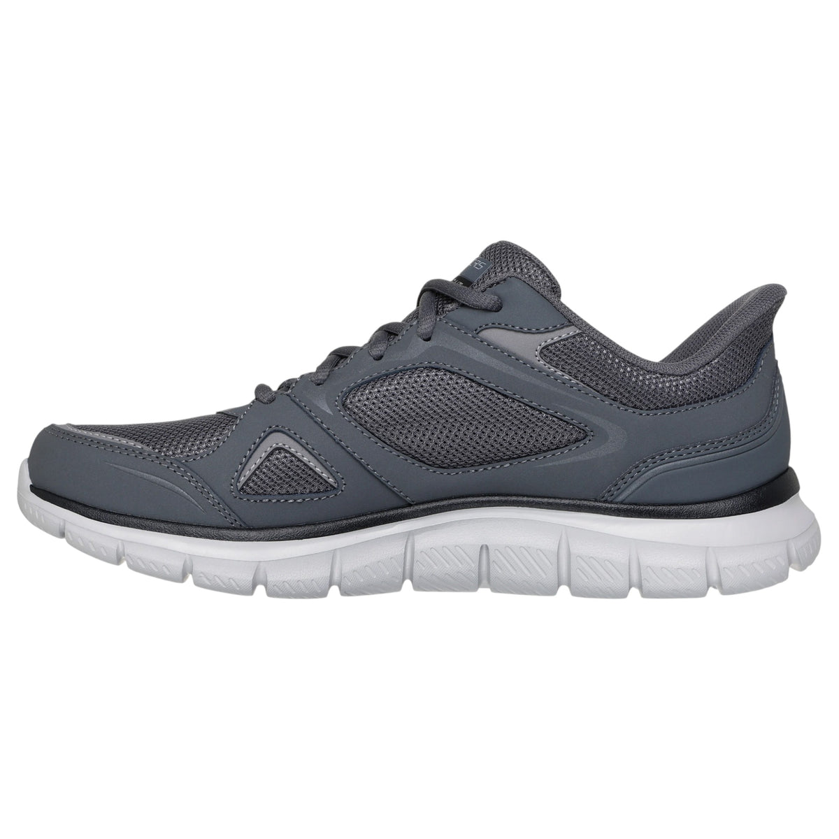 Men Skechers Slip-Ins: Track - Ezral Shoes Charcoal