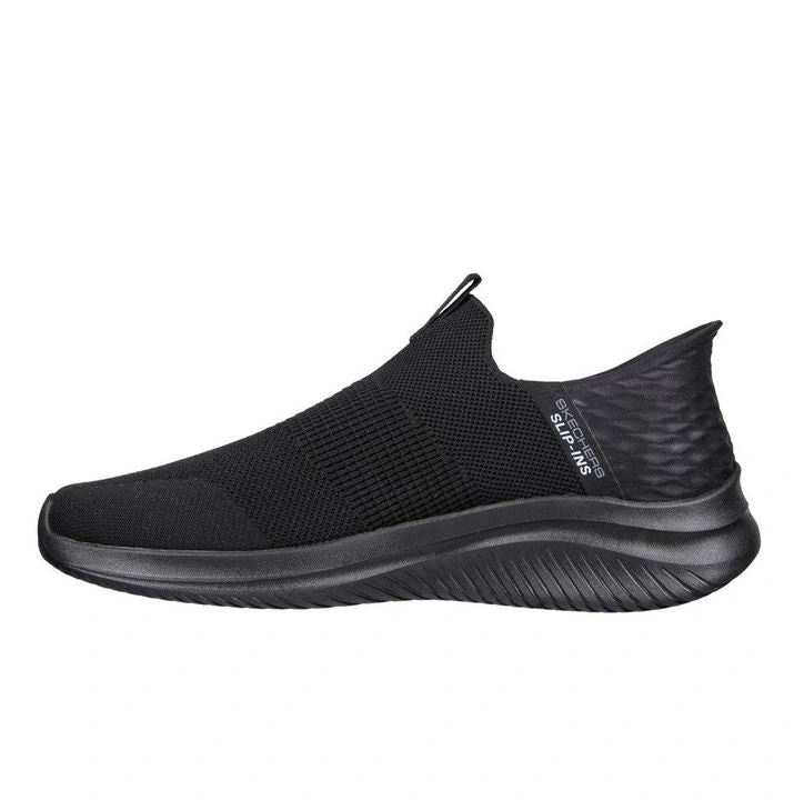 Mens Skechers Slip-Ins Ultra Flex 3.0 Smooth Step Black Shoes