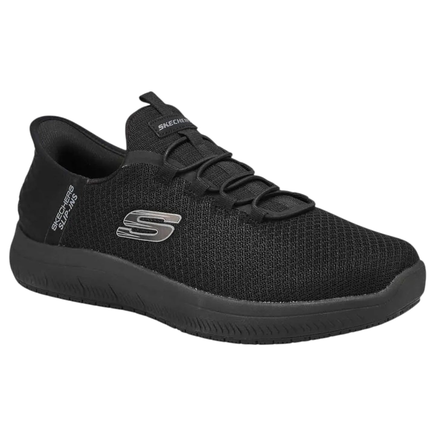 Mens Skechers Summits - Colsin Wide Fit Shoes Black