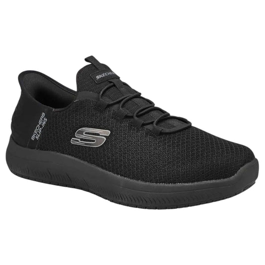 Mens Skechers Summits - Colsin Wide Fit Shoes Black