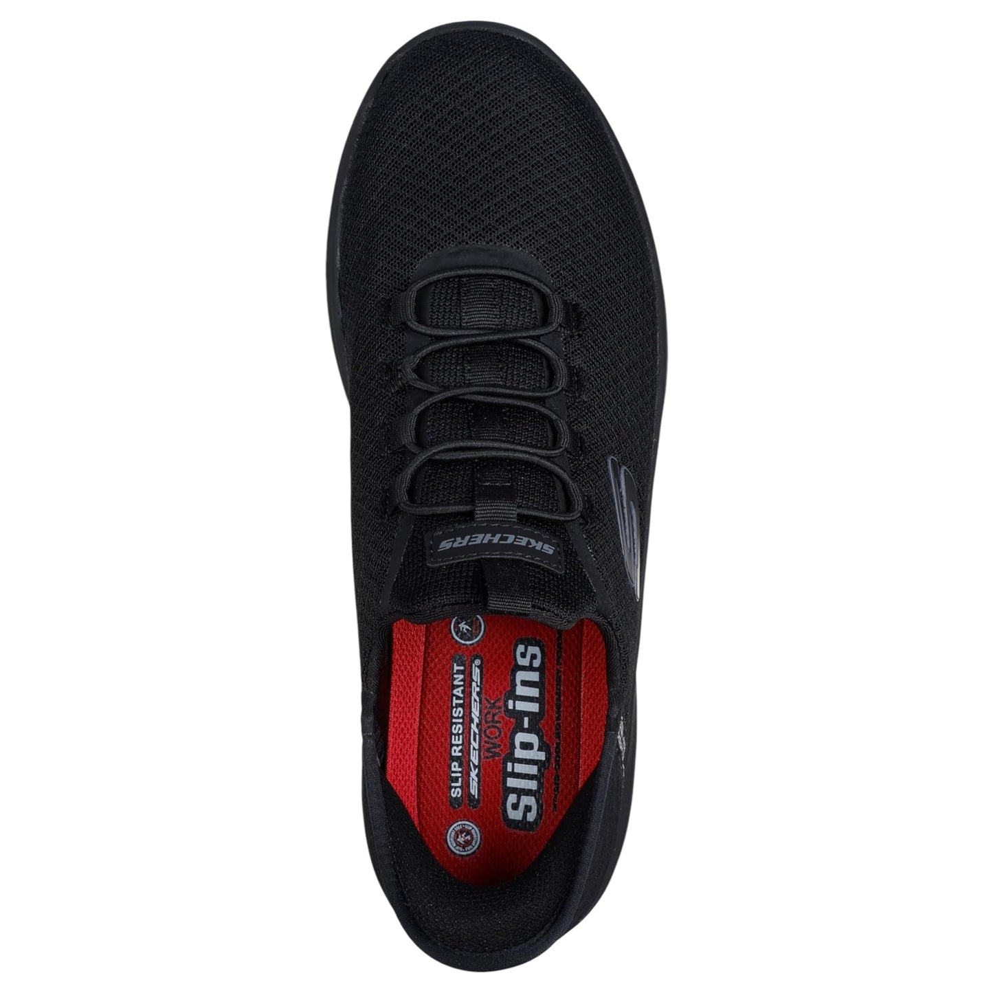 Mens Skechers Summits - Colsin Wide Fit Shoes Black