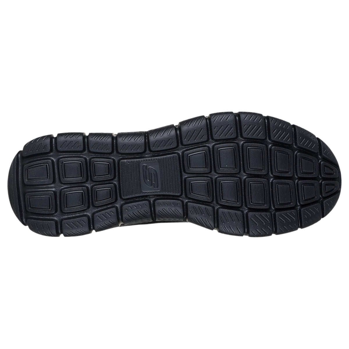 Men Skechers Track - Ezral Wide Fit Shoes Black