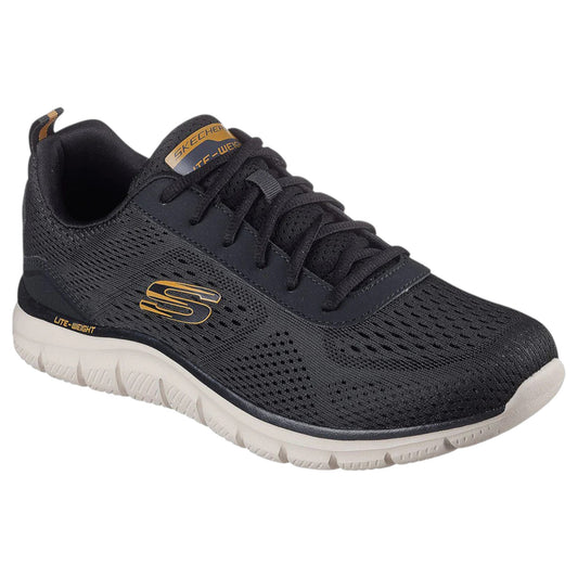 Mens Skechers Track - Leshur Shoes Black