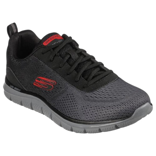 Mens Skechers Track Ripkent Shoes Black/Charcoal