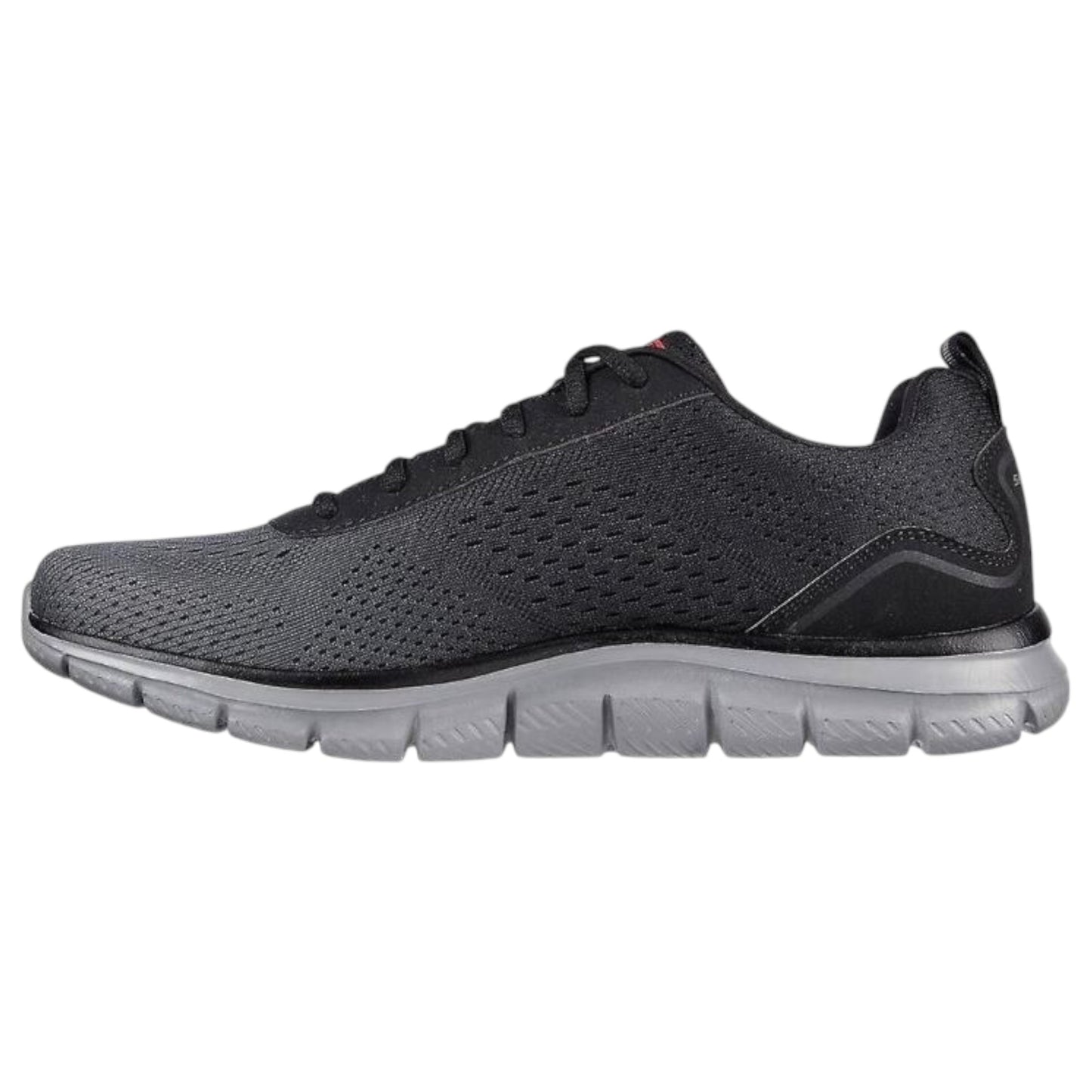 Mens Skechers Track Ripkent Shoes Black/Charcoal