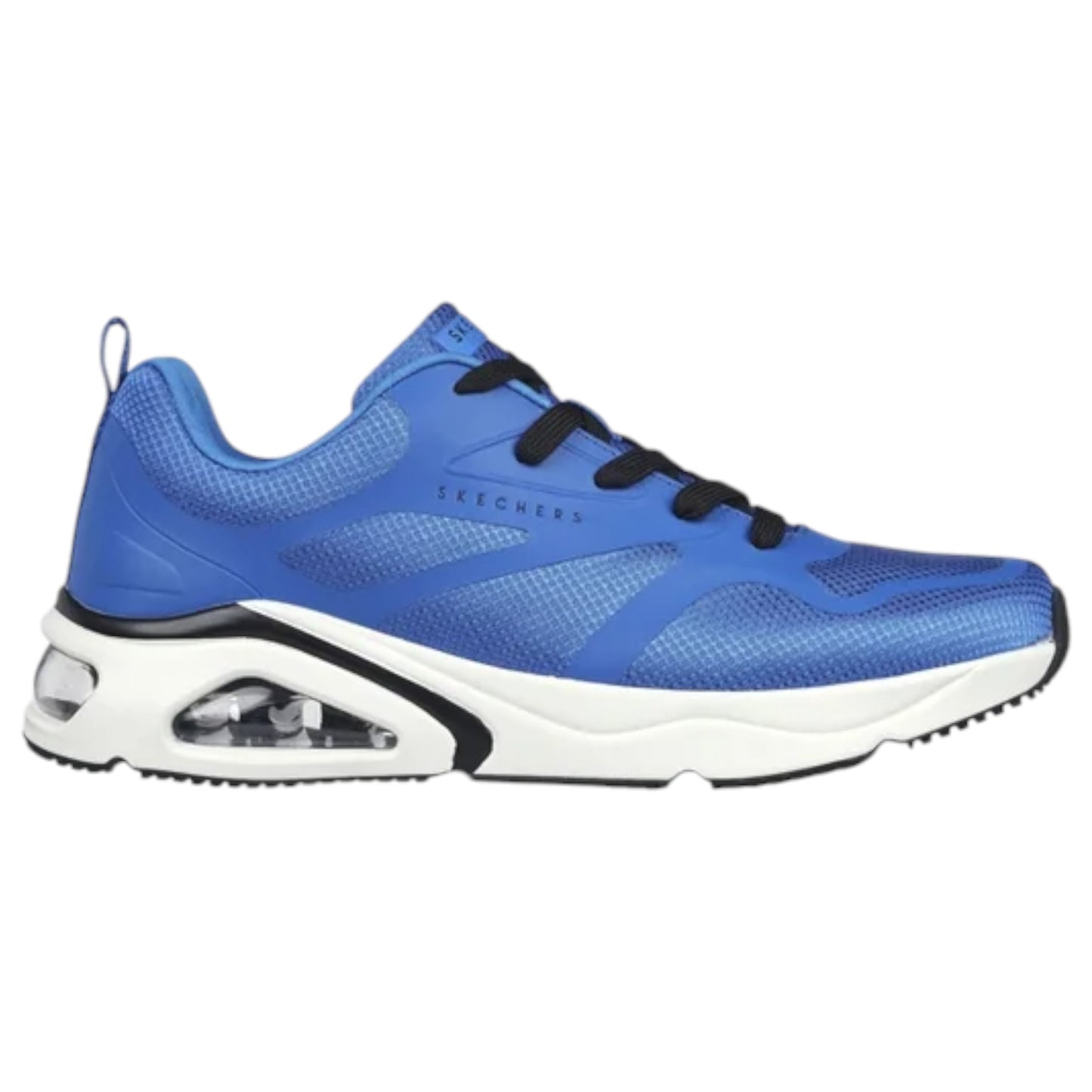 Mens Skechers Tres-Air Uno Shoes Blue