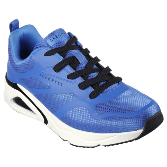 Mens Skechers Tres-Air Uno Shoes Blue