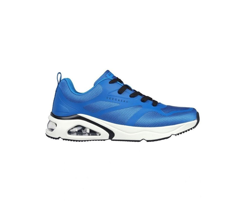 Mens Skechers Tres-Air Uno Modern Aff Air Sneaker Blue Shoes