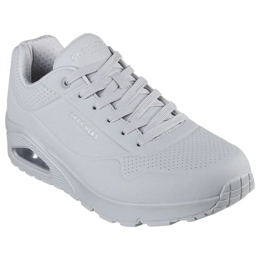 Mens Skechers Uno - Stand On Air Shoes Stone