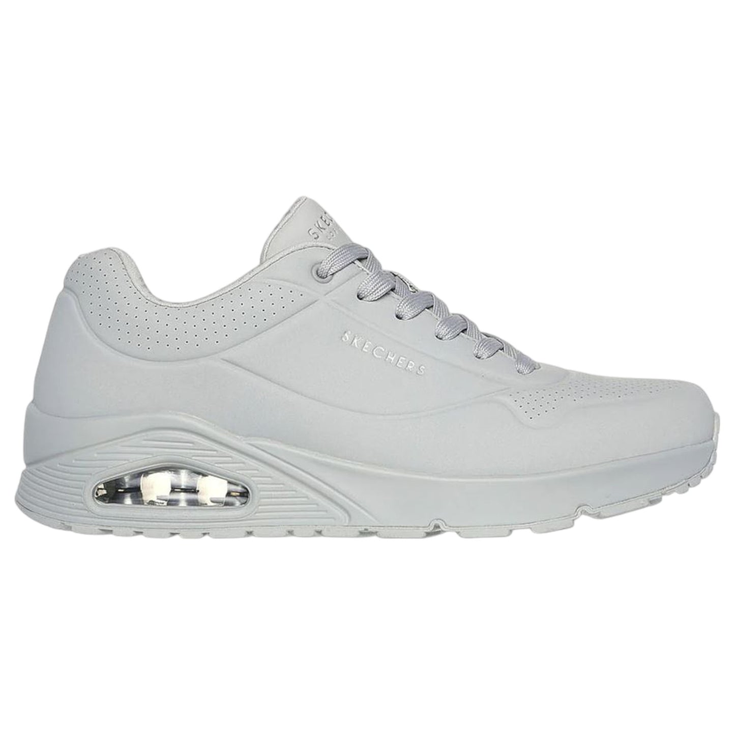 Mens Skechers Uno - Stand On Air Shoes Stone