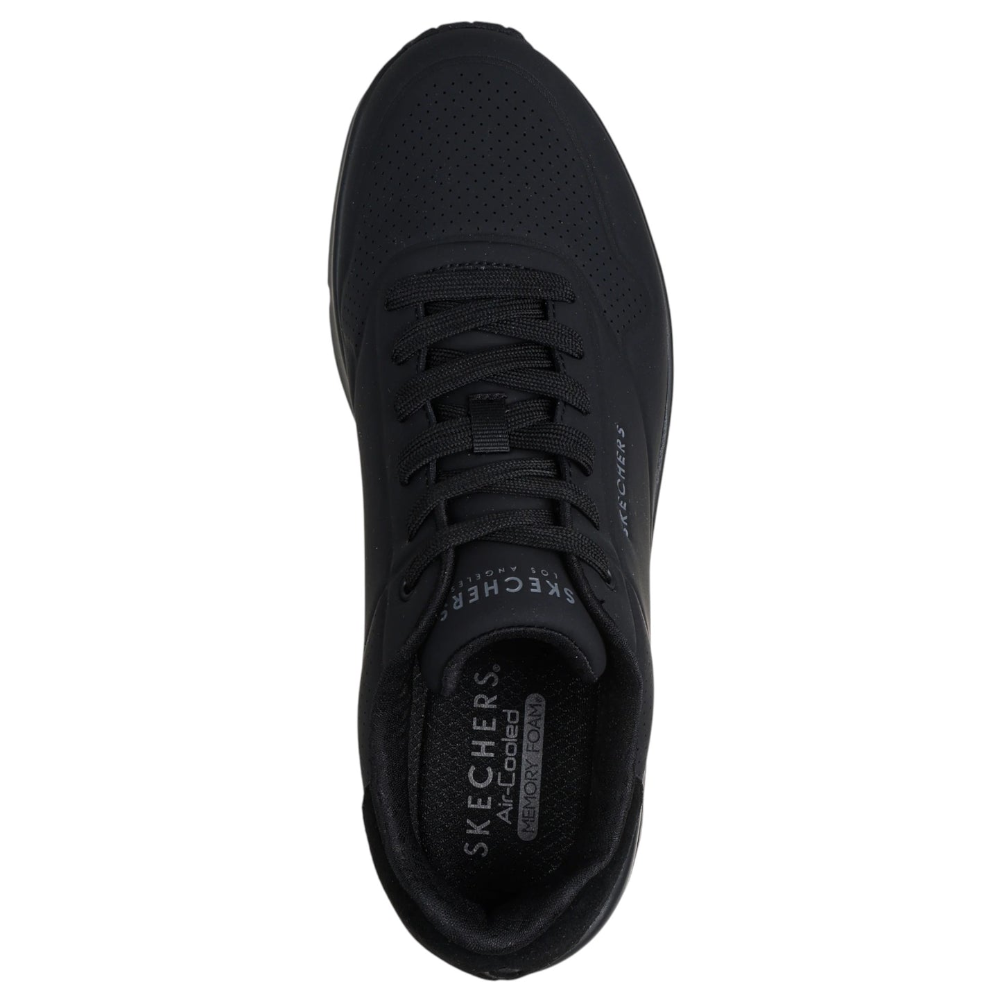 Mens Skechers Uno - Suited On Air Shoes Black