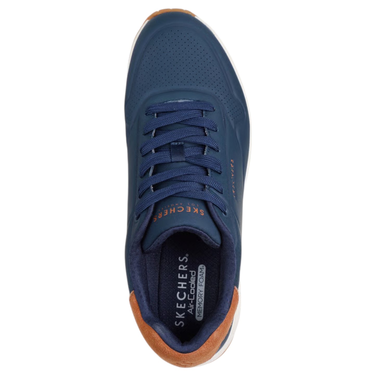 Mens Skechers Uno - Suited On Air Shoes Navy