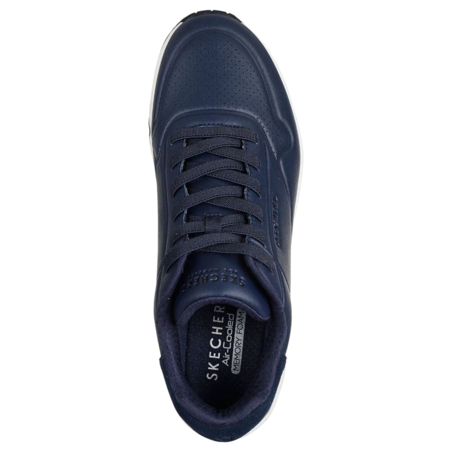 Mens Skechers Uno - Tailored Air Shoes Navy/Black