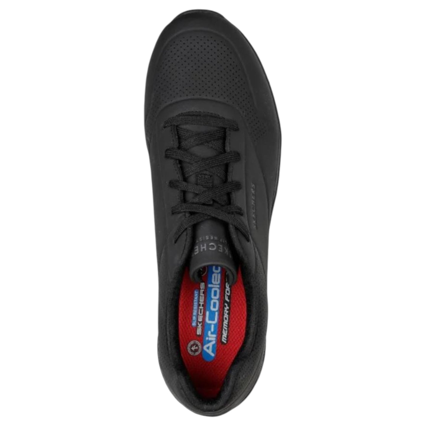 Mens Skechers Uno Slip Resistant - Sutal Shoes Black