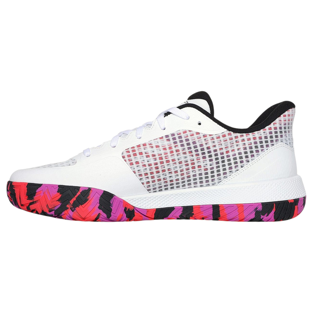 Men Skechers Viper Court Pro - Pickleball Shoes White/Pink