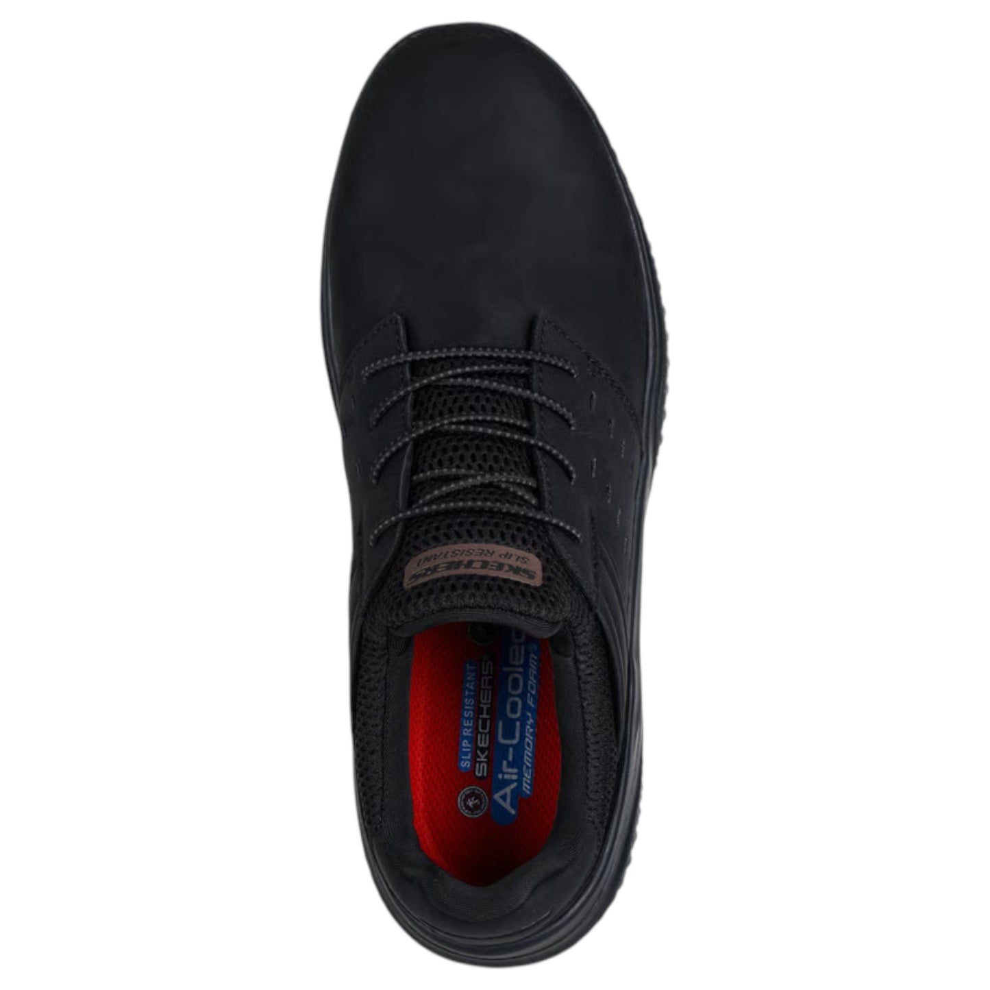 Mens Skechers Work: Delson 3.0 Slip Resistant Shoes Black