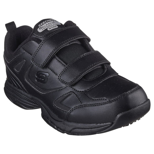 Mens Skechers Work: Dighton - Rolind Slip Resistant Wide Fit Shoes Black