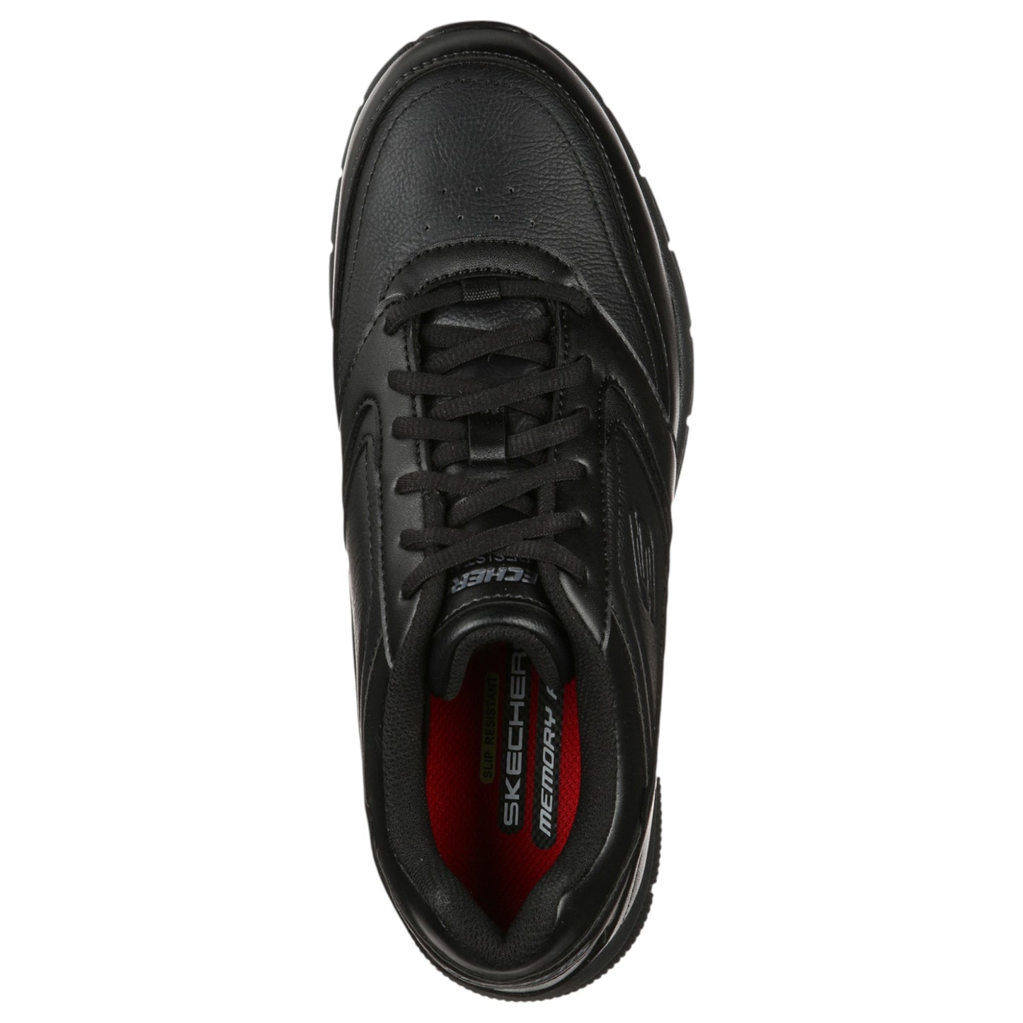 Mens Skechers Work Relaxed Fit: Nampa Slip Resistant Shoes Black