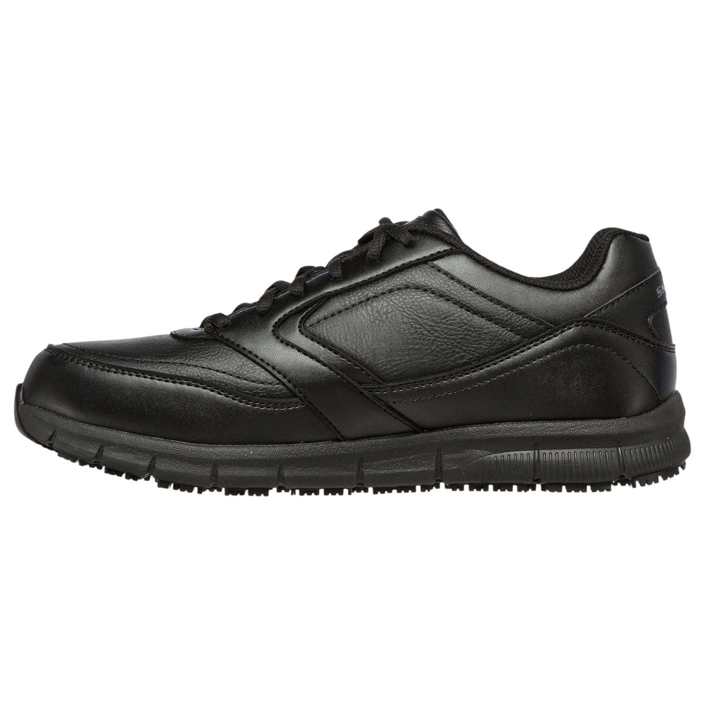Mens Skechers Work Relaxed Fit: Nampa Slip Resistant Shoes Black
