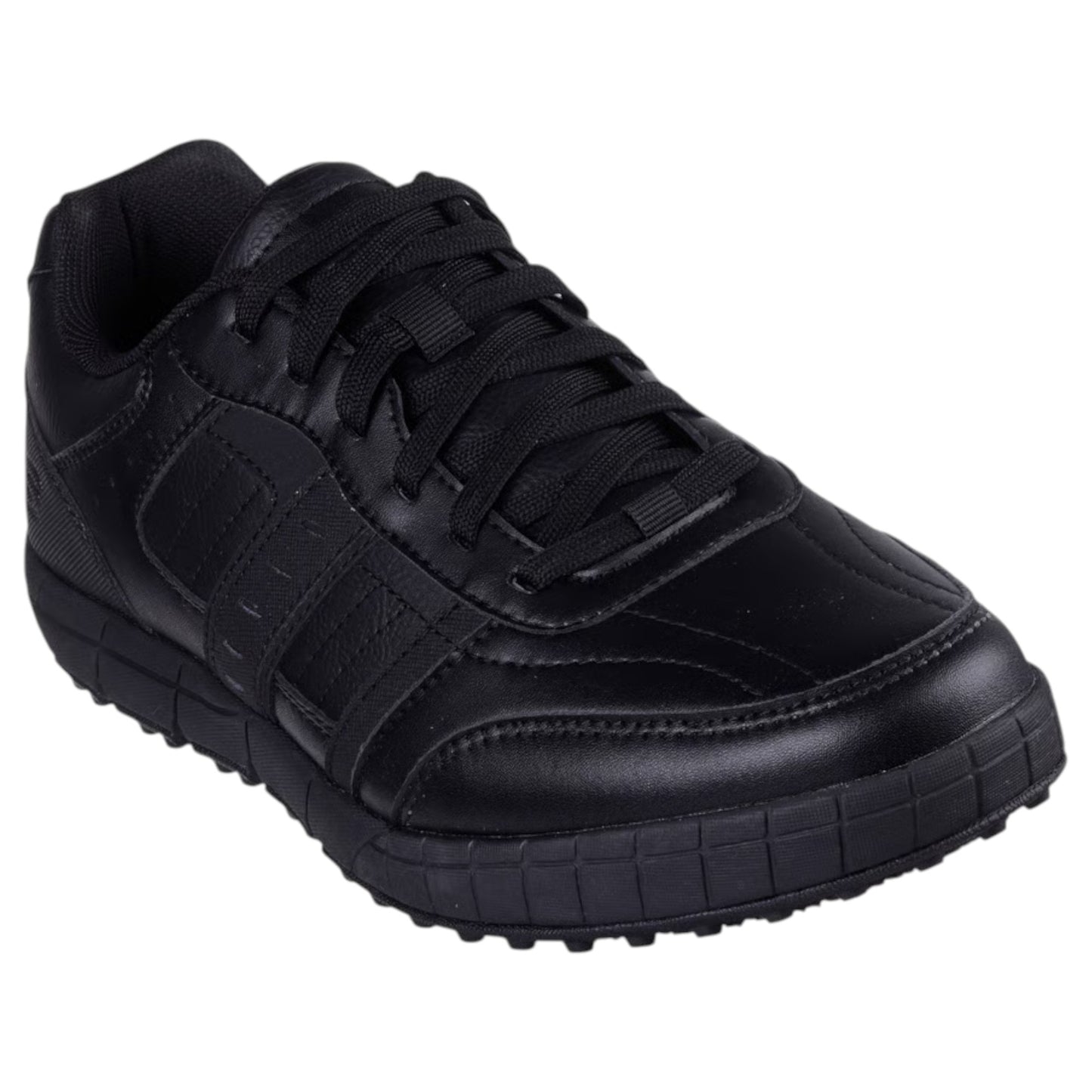Mens Skechers Work Slip Resistant: Elston 2.0 Shoes Black