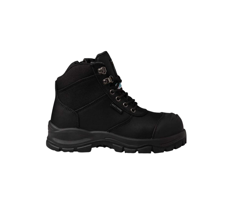 Mens Skechers Skx Work Boot Black Safety Composite Toe Boots