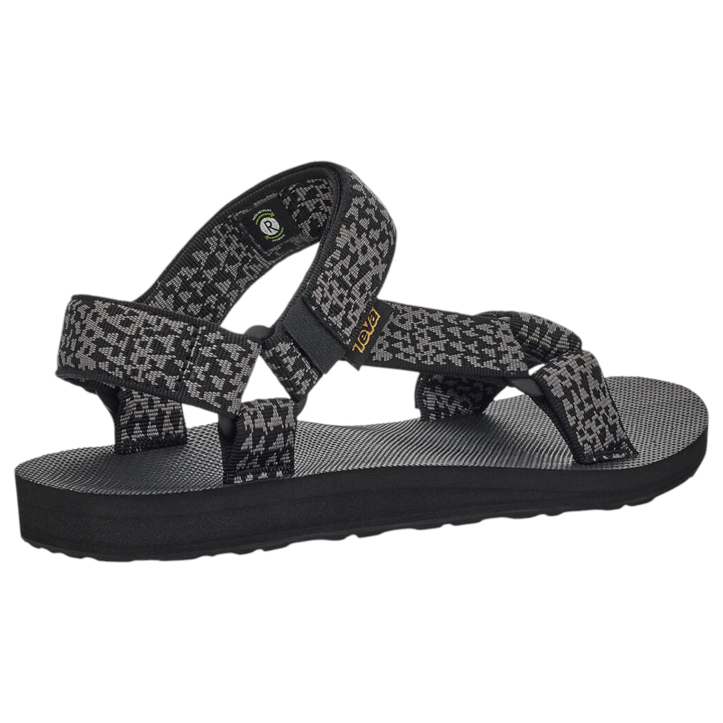 Mens Teva Original Universal Sandals Etching Black