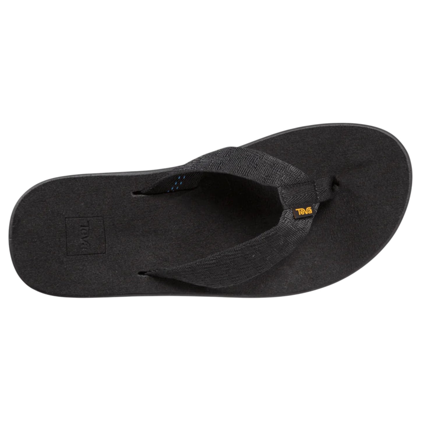 Mens Teva Voya Flip Thongs Brick Black