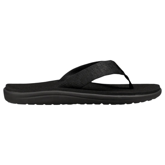 Mens Teva Voya Flip Thongs Brick Black